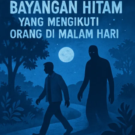 Misteri Sosok Bayangan Hitam yang Mengikuti Orang di Malam Hari
